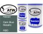 Preview: Nissan, Dark Blue Metallic, RBD: 500ml Lackdose + 500ml Klarlack + 250ml Härter - Set, von ATW Autoteile West.